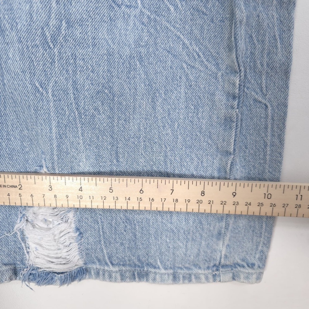 PLAYBOY Club Pacsun NWOT Jeans Women 26 Distressed Wide Leg Graphic Bunny Denim - Picture 7 of 13
